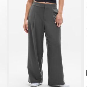 Athleta Pinnacle High Rise Trouser Shadow Grey sz 0 Reg